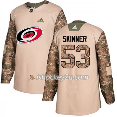 Mænd NHL Carolina Hurricanes Trøje Jeff Skinner 53 Adidas 2017-2018 Camo Veterans Day Practice Authentic Mænd NHL Carolina Hurricanes Trøje Jeff Skinner 53 Adidas 2017-2018 Camo Veterans Day Practice Authentic